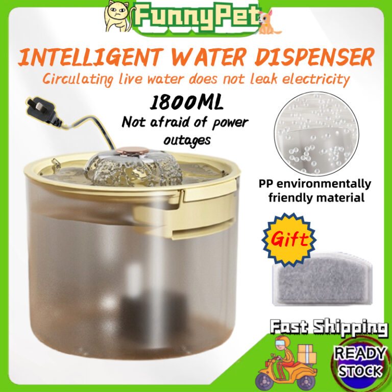 Auto-Circulating Pet Water Fountain: Adakah Sistem Aliran 24 Jam Sesuai untuk Kucing Anda?