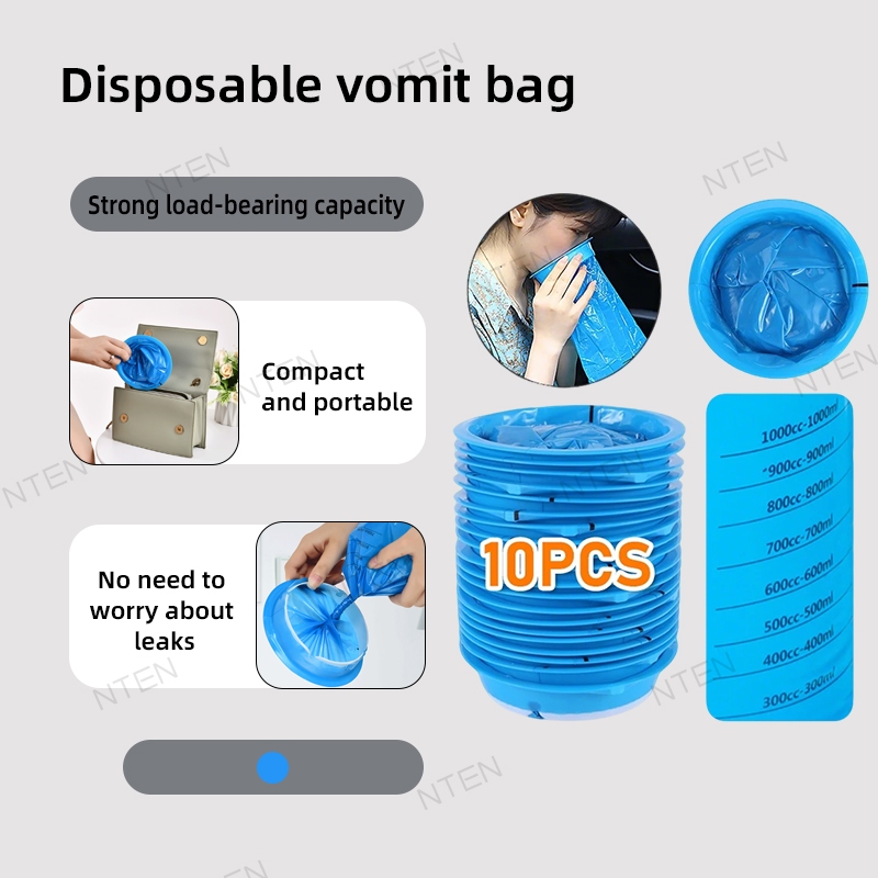 10 - Pack Sealable Disposable Vomit Bags: Apa yang Perlu Disemak sebelum Beli
