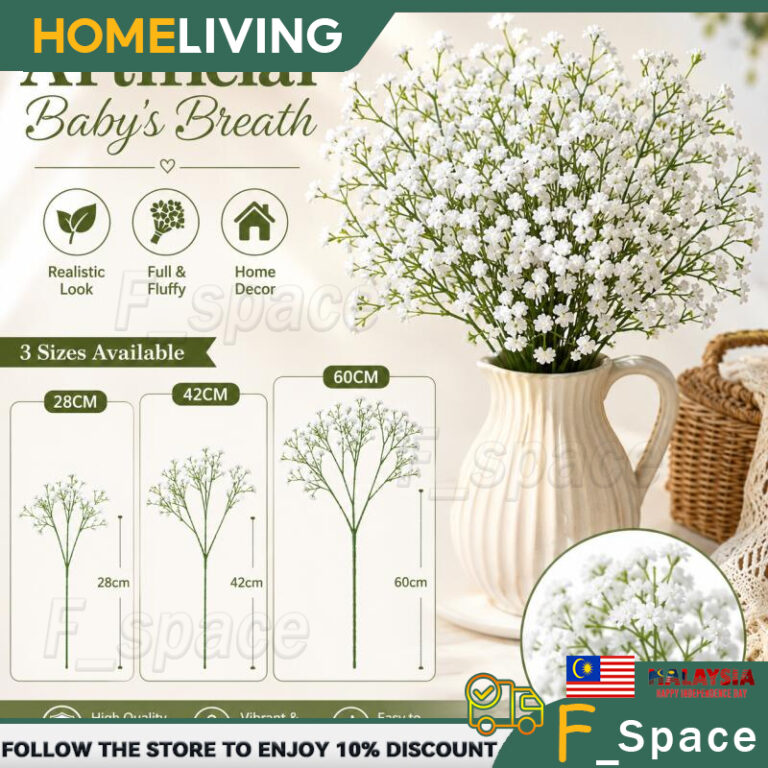 Baby Breath Artificial Flower Bouquet: Dekorasi Estetik Tanpa Penjagaan Rumit