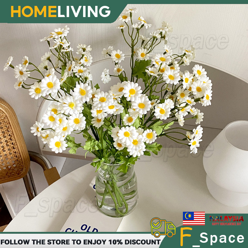 30 Heads Daisy Little Jasmine Bounga Hiasan: Dekorasi Estetik Tanpa Penjagaan Rumit