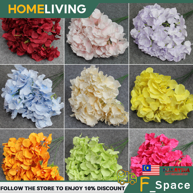5Heads BIG HYDRANGEA Artificial Flower: Tips Gubahan Bunga Tiruan yang Nampak Realistik