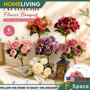 6 Branches Classic Peony Hydrangea Artificial Flower Wedding Doorgift: Pilihan Hiasan Bajet atau Sekadar Simbolik?