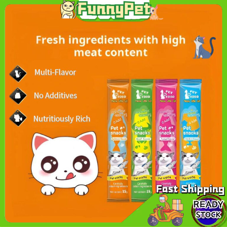 Adakah 60pcs/Box Cat Snack Pet Snack Cat Treat Stick Box Sesuai untuk Snek Harian Kucing Anda?