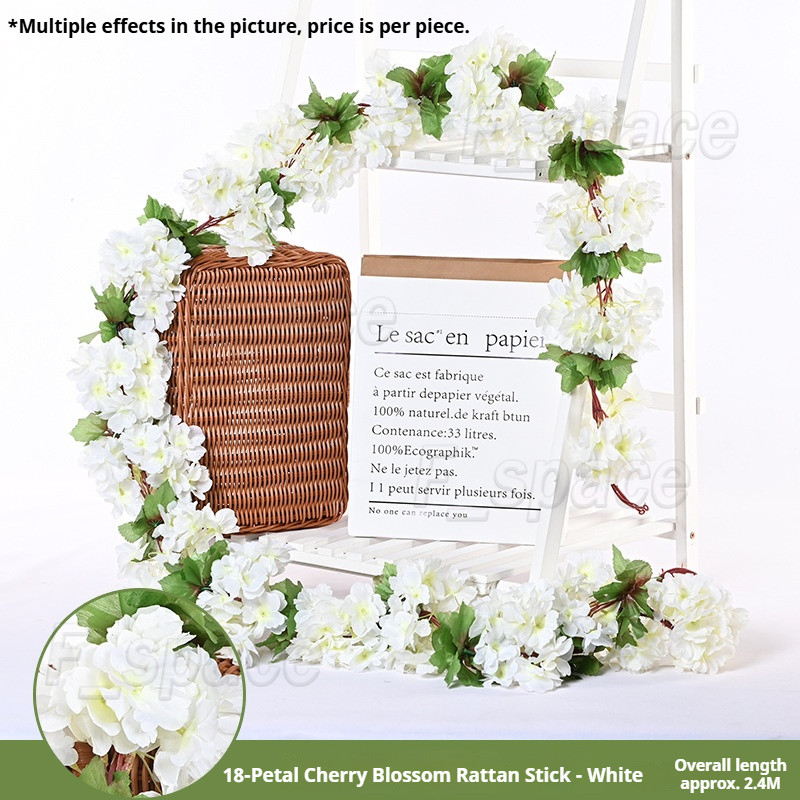 Adakah Artificial Sakura Flowers Vine 240 cm Berbaloi untuk Dekorasi Pelamin dan Rumah?