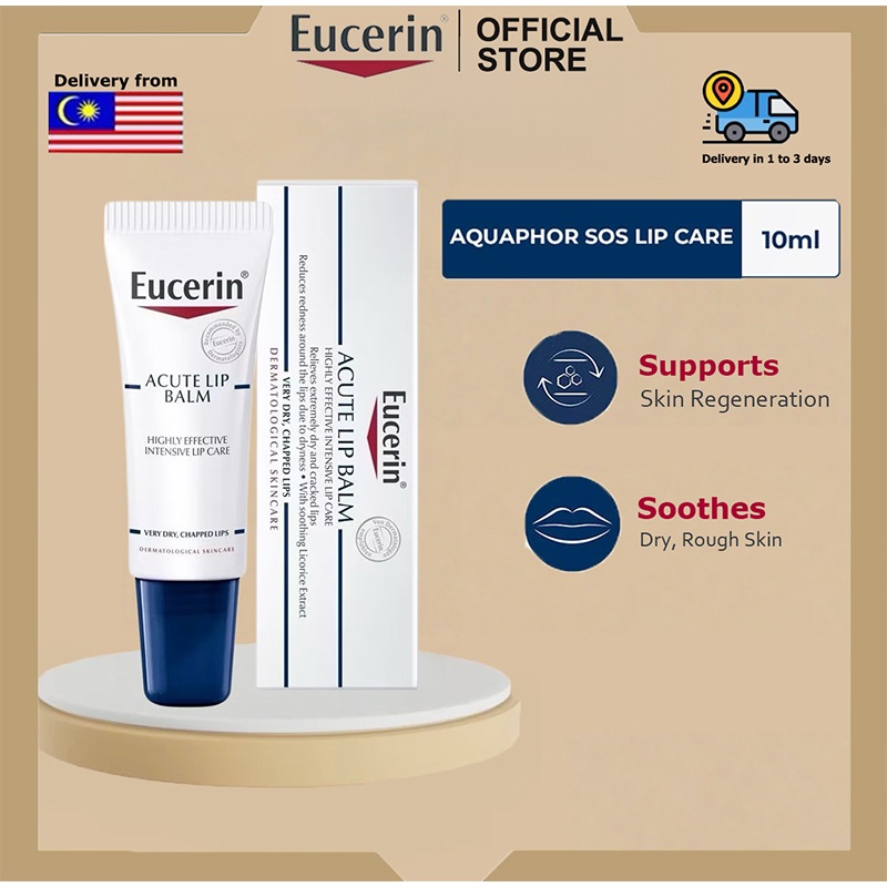 Adakah Eucerin Aquaphor SOS Lip Repair Berkesan untuk Bibir Anda?