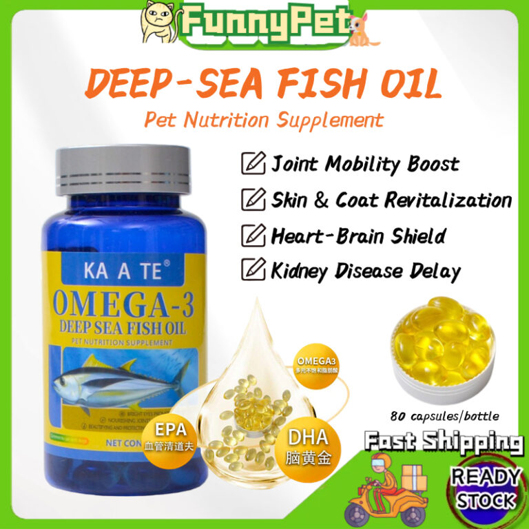 Adakah Pet Supplement Omega-3 Fish Oil Sesuai untuk Kucing Anda?