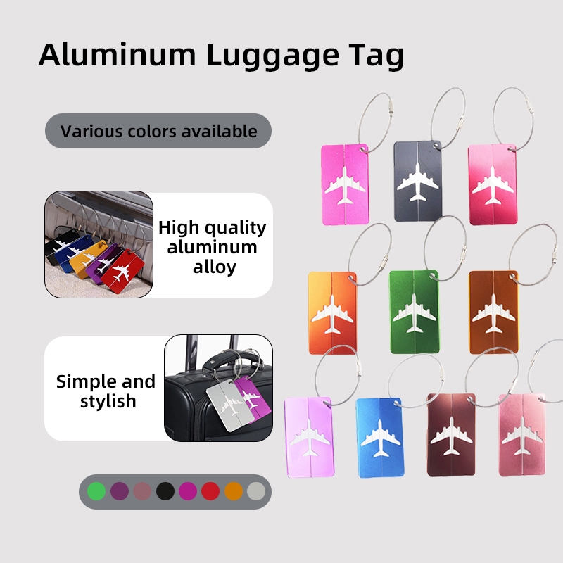 Aluminum Alloy Waterproof Luggage Tag: Elak Beg Tertukar di Lapangan Terbang