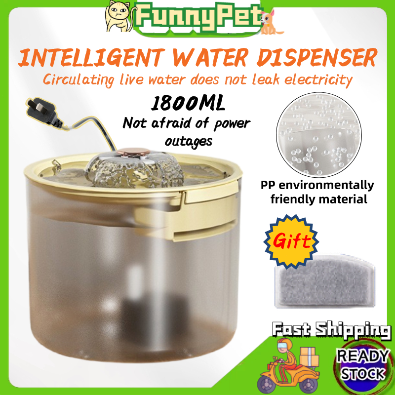 Auto-Circulating Pet Water Fountain: Adakah Sistem Aliran 24 Jam Sesuai untuk Kucing Anda?