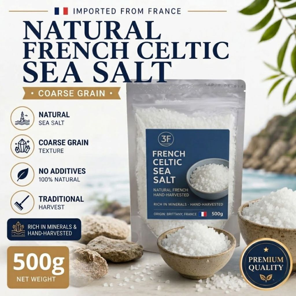 Natural French Celtic Sea Salt: Apa Beza Garam Kelabu Ini dengan Garam Biasa?