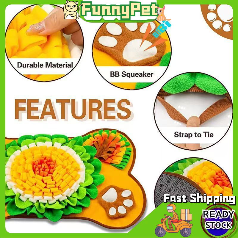 Cara Efektif Gunakan Pet Sniffing Mat Cat Puzzle Interactive Training Mat Indoor