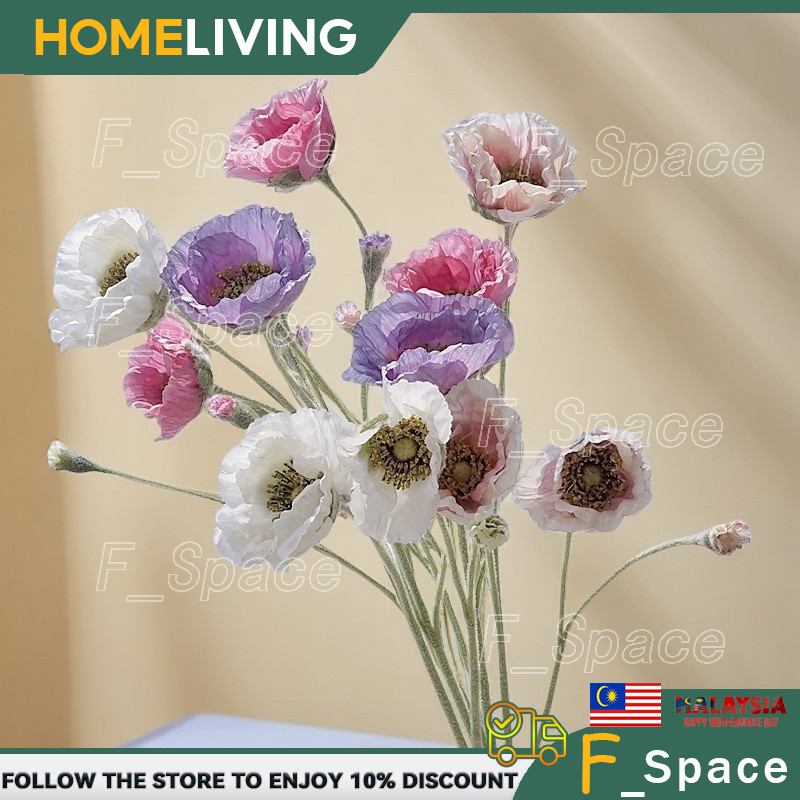 Cara Mudah Hias Ruang Tamu dengan 5 Flowers Poppy