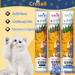 Crosail Cat Snack Cat Stick Food High Vitamin Creamy: Pilihan Snek Kucing Tanpa Bijirin