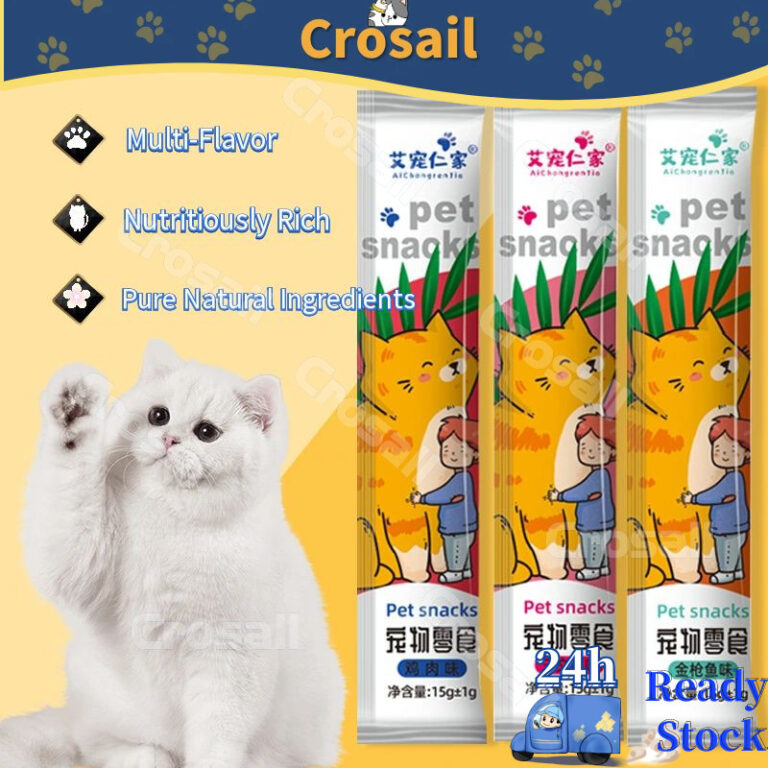 Crosail Cat Snack Cat Stick Food High Vitamin Creamy: Pilihan Snek Kucing Tanpa Bijirin