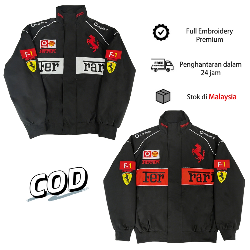 F1 Ferrari Racing Embroidery Jacket: Adakah Sesuai untuk Cuaca Malaysia?