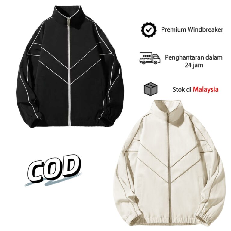 Korean Casual Windproof Jacket: Adakah Sesuai untuk Cuaca Malaysia?