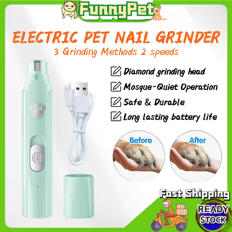 Electric Pet Nail Grinder Clipper