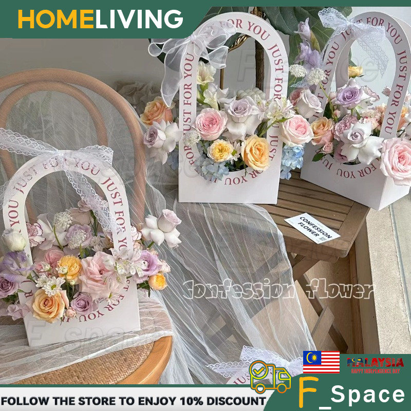 FOLDABLE ARCH FLOWER: Kotak Gubahan Bunga dan Coklat yang Mudah Disimpan