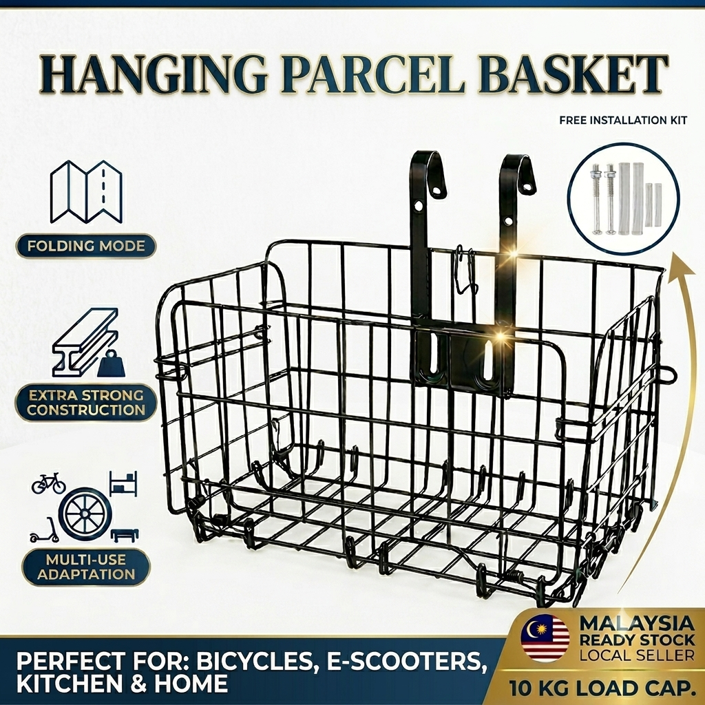 Foldable Hanging Basket With Hook Bakul Besi Gantung: Adakah Ia Penyelesaian Storan Serbaguna untuk Anda?