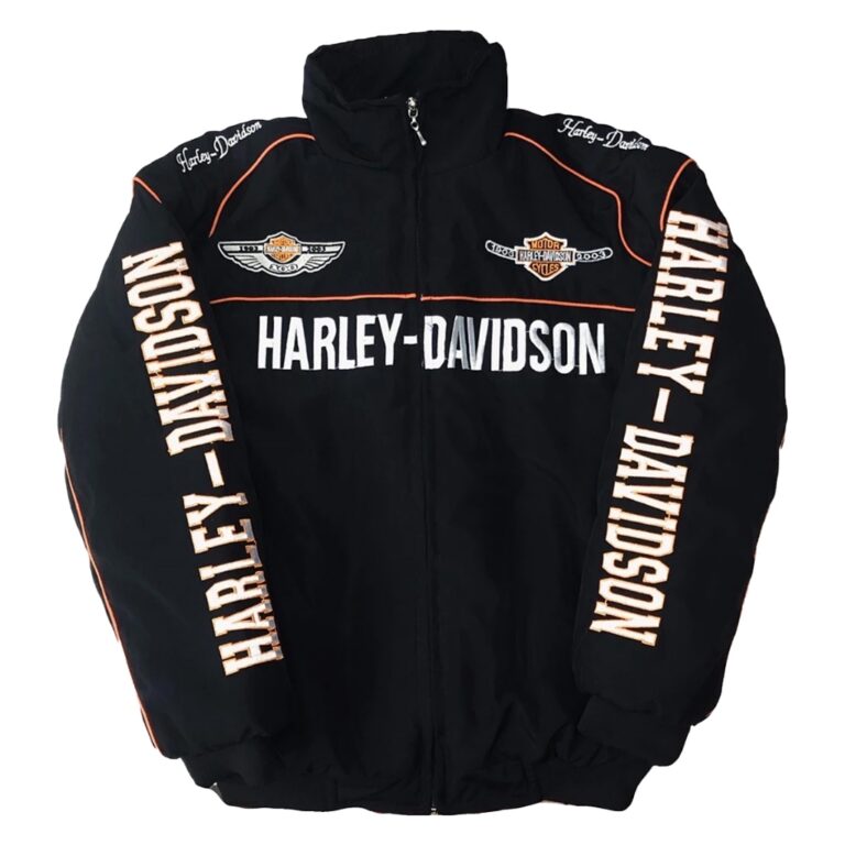 Harley Davidson Racing Embroidery Jacket Lelaki: Jaket Kalis Angin Tanpa Padding Cotton Sesuai Cuaca Malaysia?