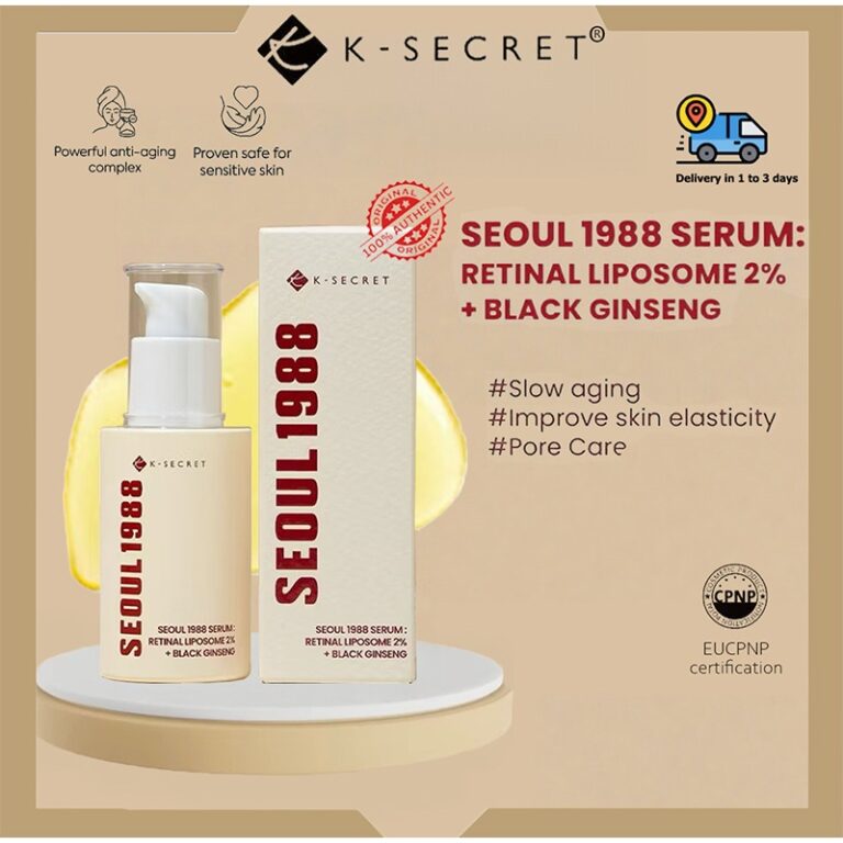 K-SECRET SEOUL 1988Serum: Adakah Sesuai untuk Rutin Anti-Penuaan Anda?