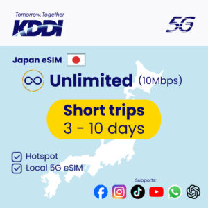 KDDI Official Japan eSIM Unlimited 10Mbps: Adakah Berbaloi untuk Trip Jepun Anda?