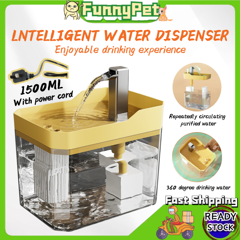 Kelebihan Pet Automatic Water Dispenser Large Capacity Running Water Suitable untuk Kucing