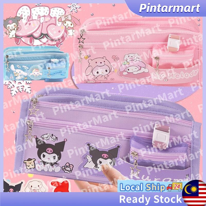 Kotak Pensel Sanrio Kuromi Four Layers: Muat 68 Pen atau Terlalu Tebal untuk Beg Sekolahan?