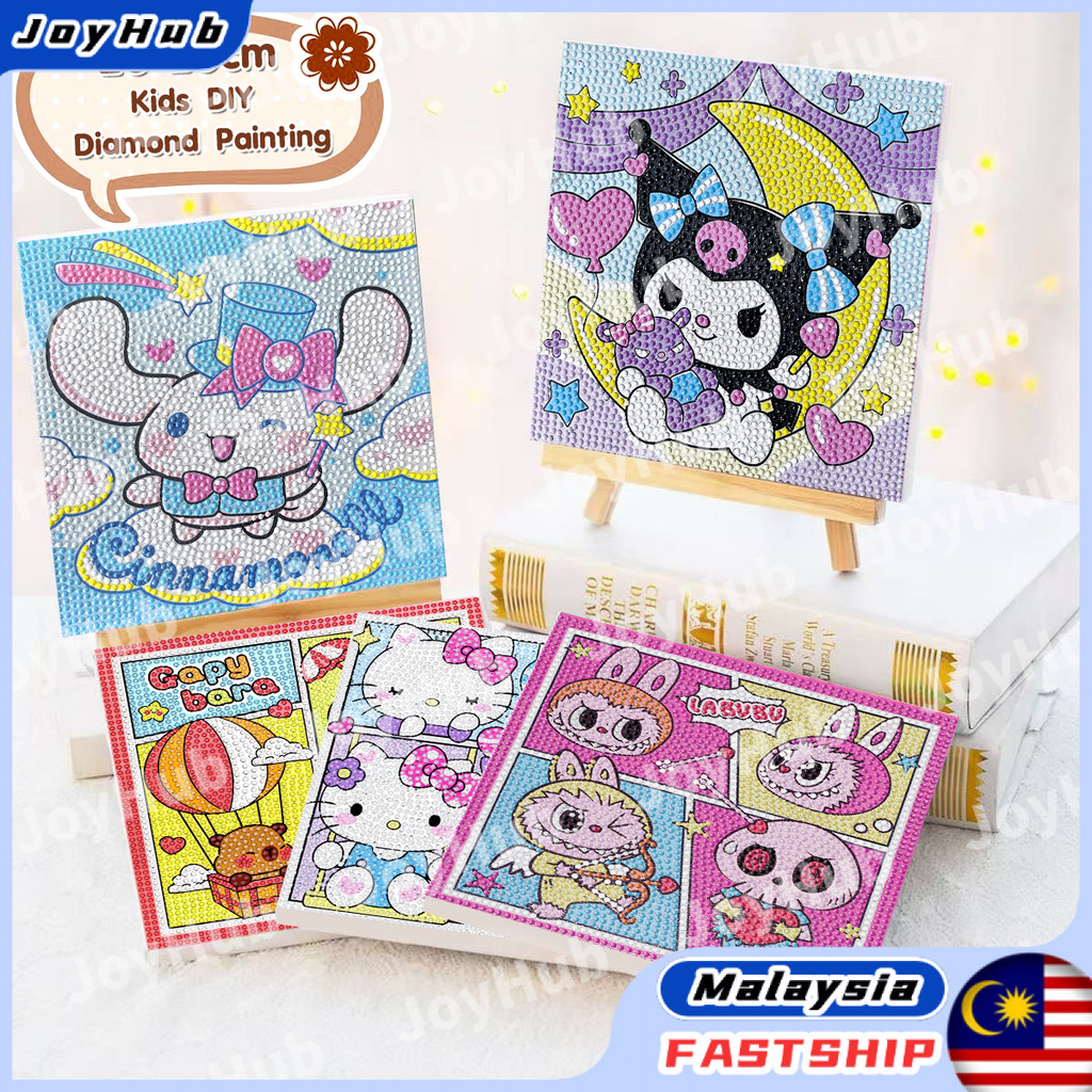 Kraf DIY Diamond Painting Sanrio 20 cm Sesuai untuk Latih Fokus Anak?