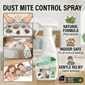 Natural Anti Mite Spray dan Bed Bug Killer: Berkesan untuk Kawalan Harian?