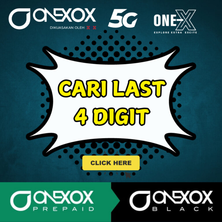 ONEXOX Simcard: Pilihan Nombor Lawa dan Pelan Data Fleksibel