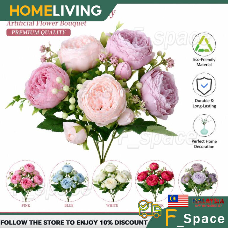Panduan Dekorasi Menggunakan 5 Persian Rose Simulation Artificial Flower Bouquet Decoration