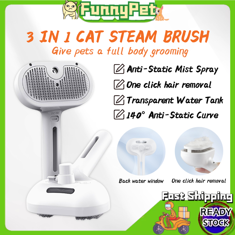 Pet Spray Grooming Comb: Adakah Sesuai untuk Kucing Anda yang Sering Gugur Bulu?