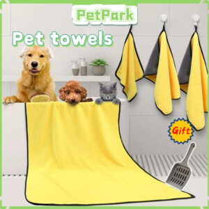 Quick-Drying Pet Dog And Cat Towels Water-Absorbent Bath Towel: Pilihan Praktikal untuk Mengeringkan Haiwan Kesayangan s