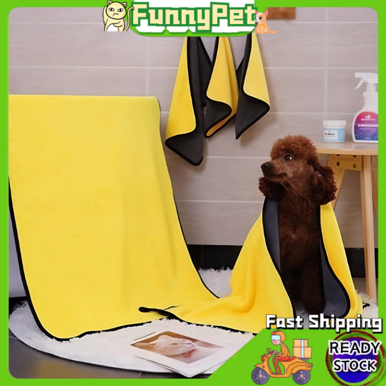 Quick-Drying Pet Dog Cat Towels Soft Fiber: Apa yang Perlu Disemak sebelum Beli