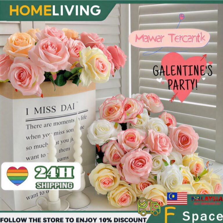 Rose Valentine's Day Artificial Flower: Pilihan Dekorasi Estetik Tanpa Perlu Penjagaan?