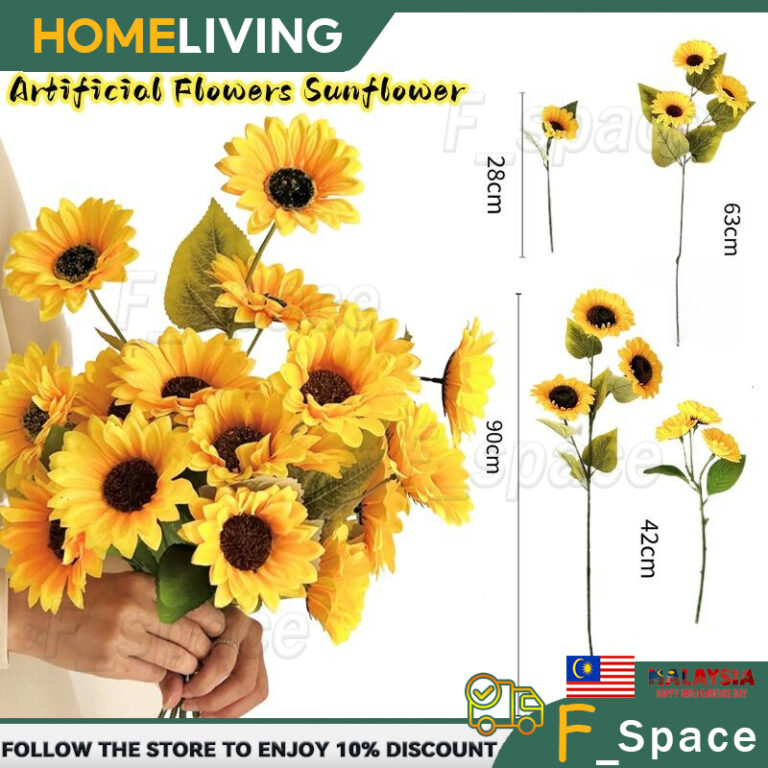 Sunflower Artificial Flower Bouquet: Pilihan Hiasan Segar Tanpa Perlu Penjagaan?