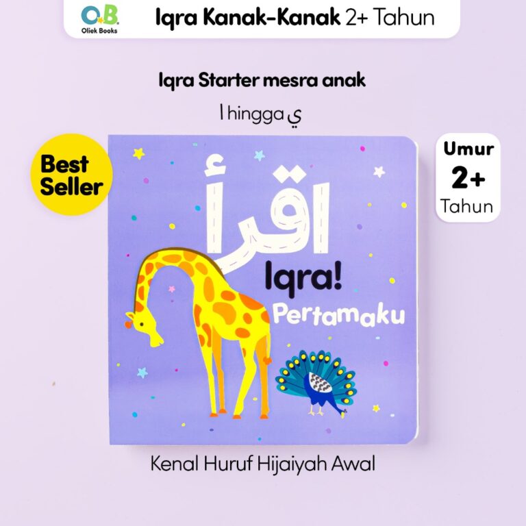 Mengenali Buku Board Book Iqra Pertamaku 0 Hingga 6 Tahun Terbitan Oliek Books