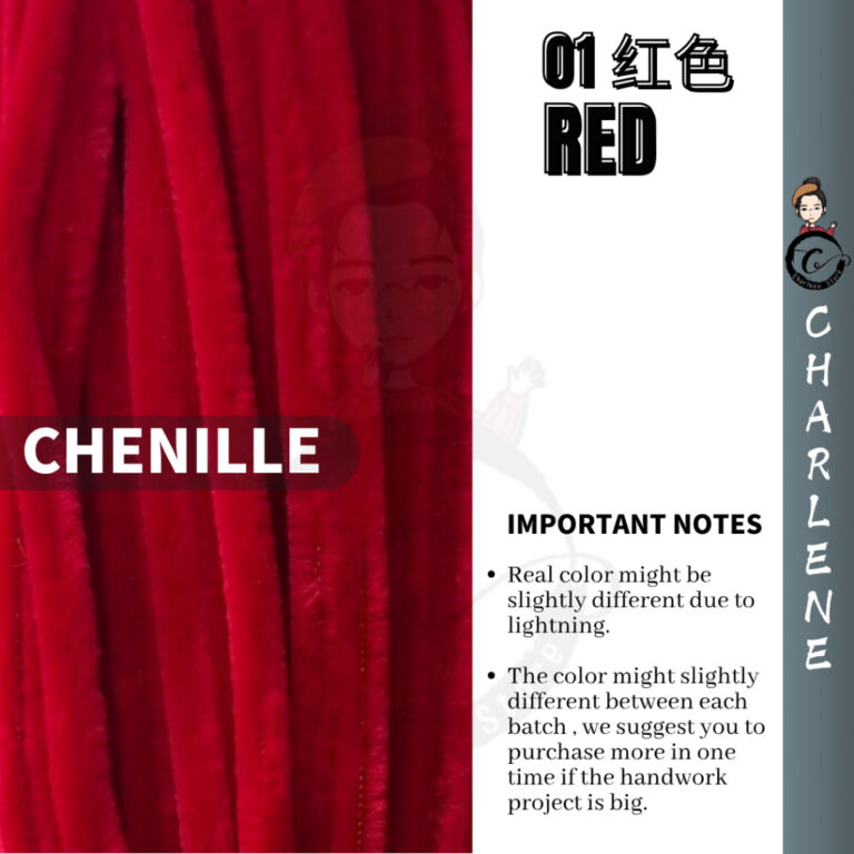 [1-40Colors] 100pcs 7-8mm Colorful Chenille Stems Wire untuk Kraftangan DIY