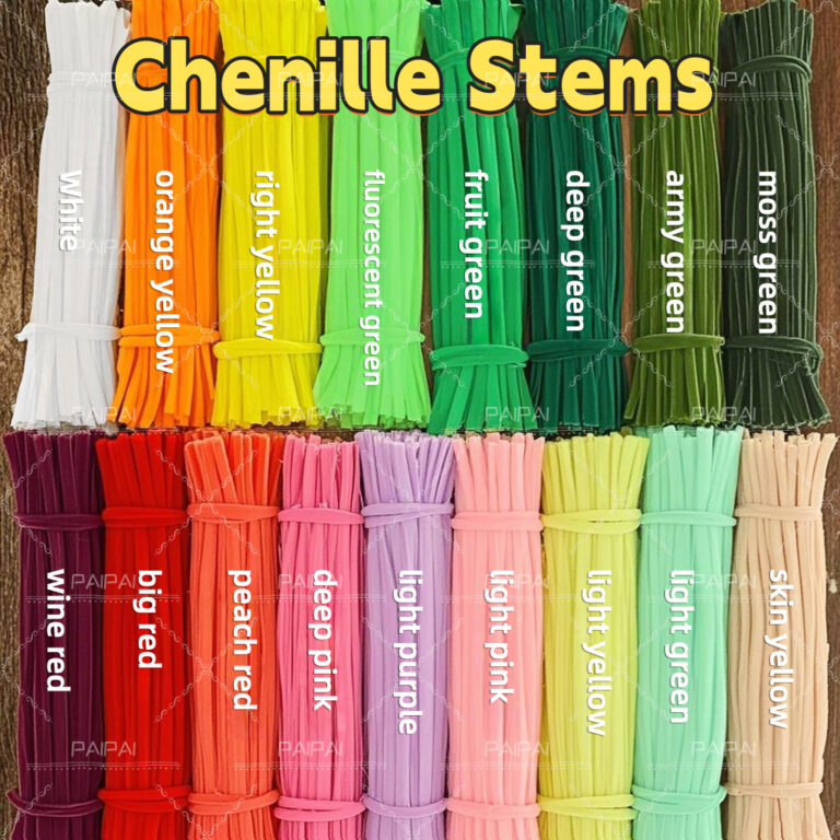 Analisis Ciri dan Kegunaan Chenille Stems Wire Pipe Cleaners untuk Kraf DIY
