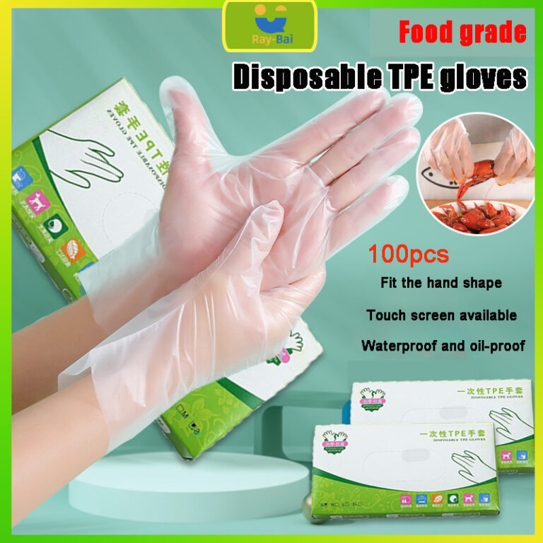 Sarung Tangan Pakai Buang TPE 100pcs: Pilihan Selamat untuk Kerja Dapur