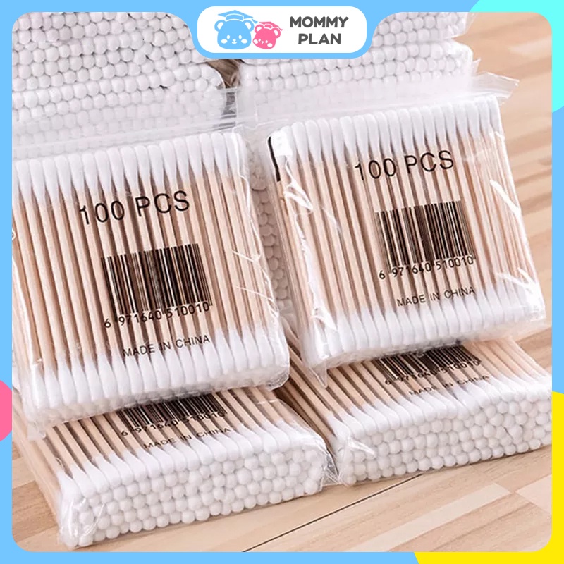 Kapas Batang Kayu Kayu Manis Berkepala Dua 100Pcs: Kegunaan dan Ciri-Ciri