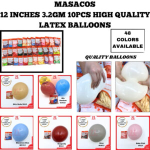 Adakah Belon Lateks MASACOS 3.2gm Sesuai Untuk Majlis Anda?