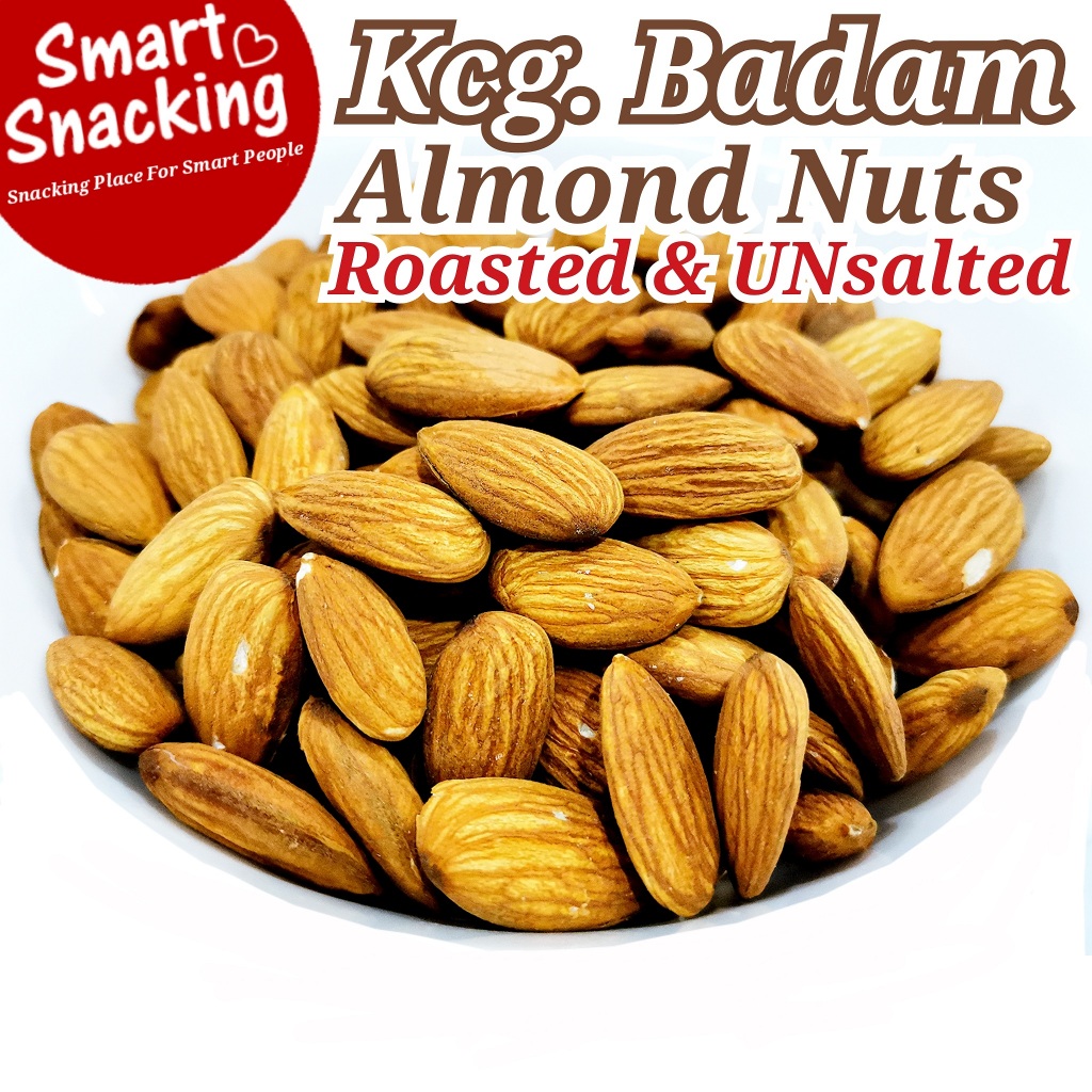 Badam 1KG Smart Snacking: Pilihan Kacang Almond Panggang untuk Kudapan Harian