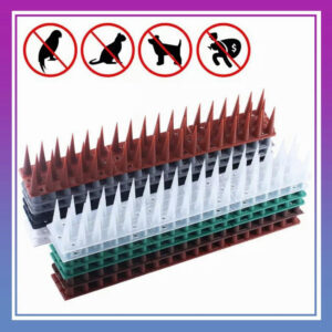 1pcs Plastic Bird Spike Wall Fence Spikes Anti Climb Spikes Fence Wall Security Cat Repell Pest: Ciri dan Kegunaan