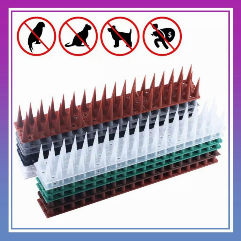 1pcs Plastic Bird Spike Wall Fence Spikes Anti Climb Spikes Fence Wall Security Cat Repell Pest: Ciri dan Kegunaan