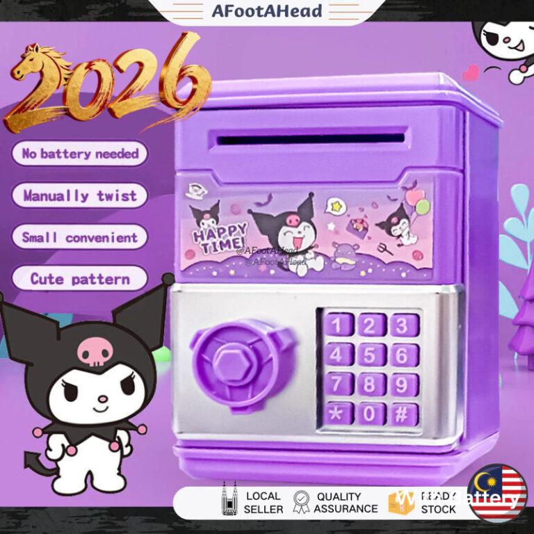 2026 Piggy Bank for Kids Tabung Duit Kanak ATM Cute Toys Girls Boys Gifts Save Money Cartoon Coin Banks Saving Box 存钱罐