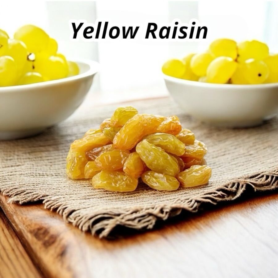 KISMIS CALIFORNIA GOLDEN YELLOW: Pilihan Saiz 250g dan 500g