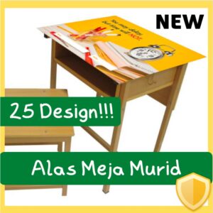 26 Design Alas Meja Murid Kelas Sekolah PVC: Hiasan dan Pelapik Meja Keceriaan
