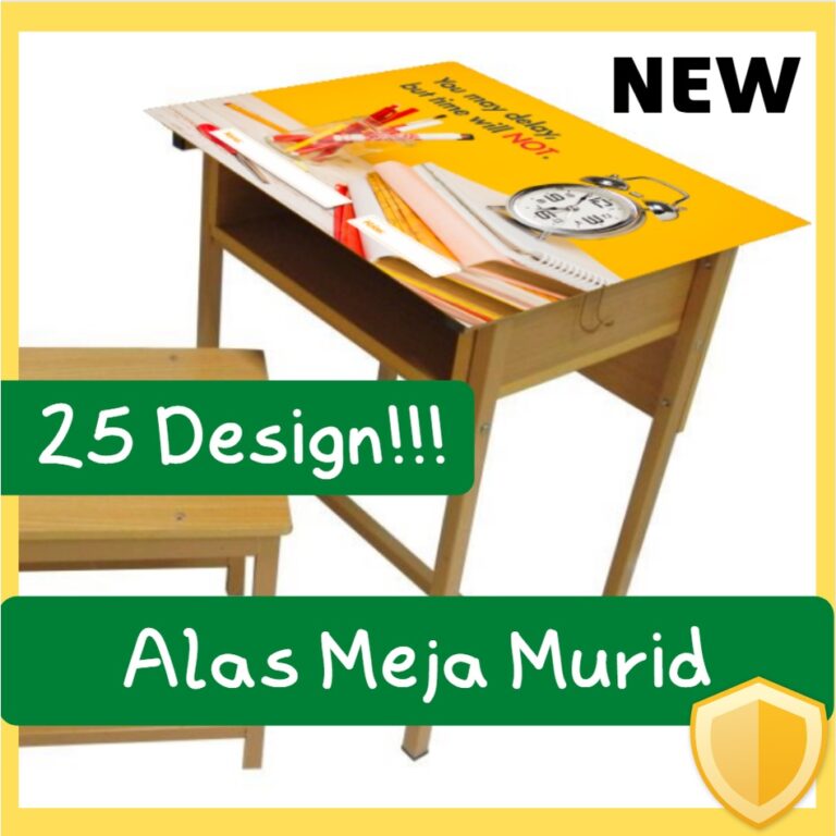 26 Design Alas Meja Murid Kelas Sekolah PVC: Hiasan dan Pelapik Meja Keceriaan