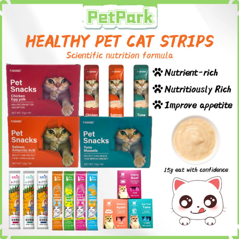 [30/40/60Pcs] Cat Strips: Adakah Sesuai untuk Bantu Kucing Gemuk dan Kurang Bulu?